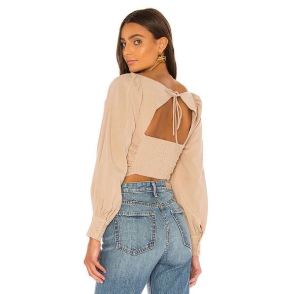 Majorelle Emily Bustier Puff Sleeve Crop Top | SZ XXS - Picture 5 of 16